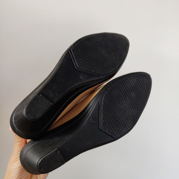 Wedge pumps in nude EUR 40 - Picture 4 of 4